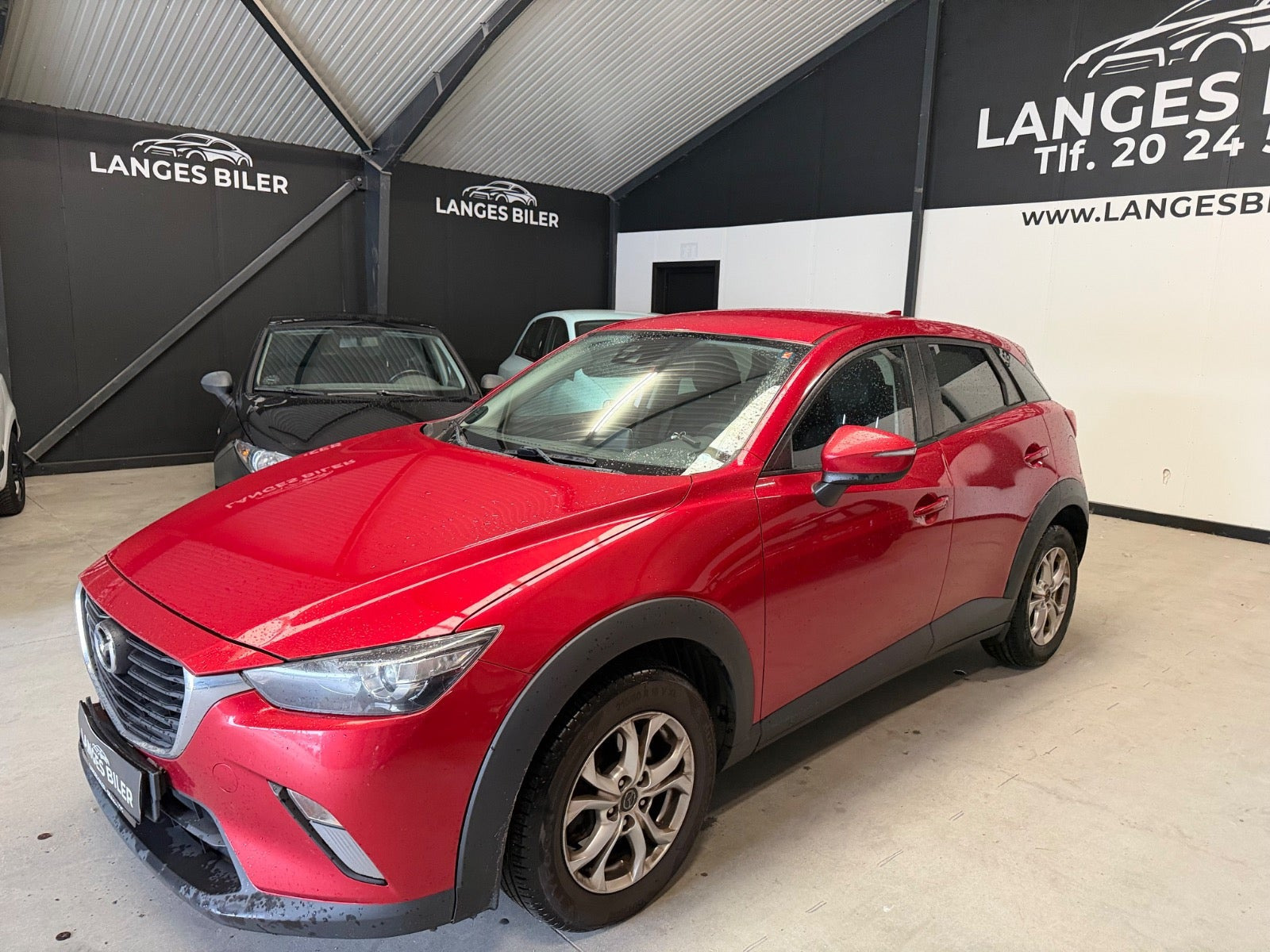 Rød Mazda CX-3 fra 2015