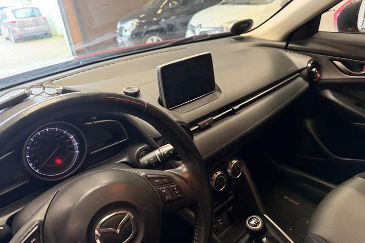 Rød Mazda CX-3 fra 2015