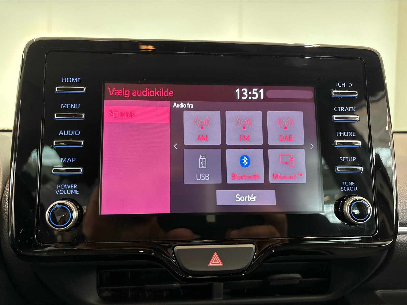 Hvid Toyota Yaris fra 2021