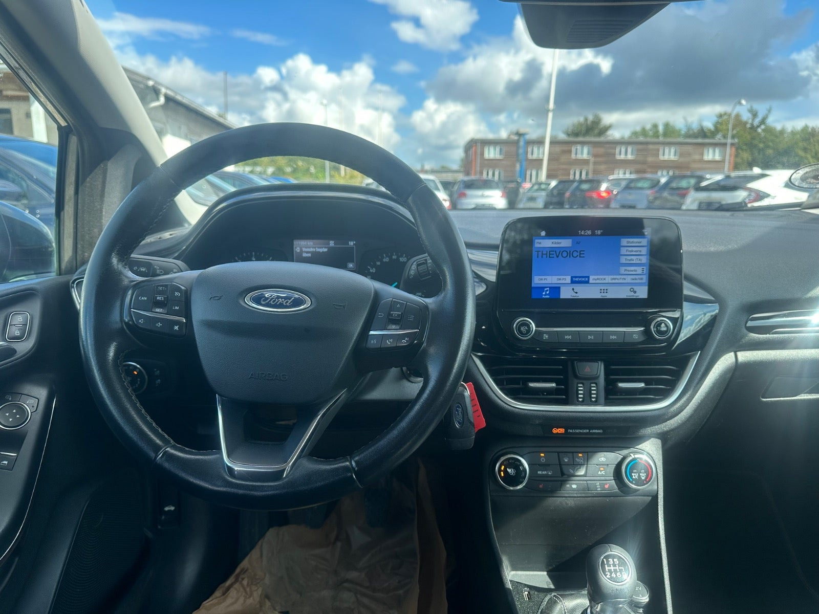 Grå Ford Fiesta fra 2018