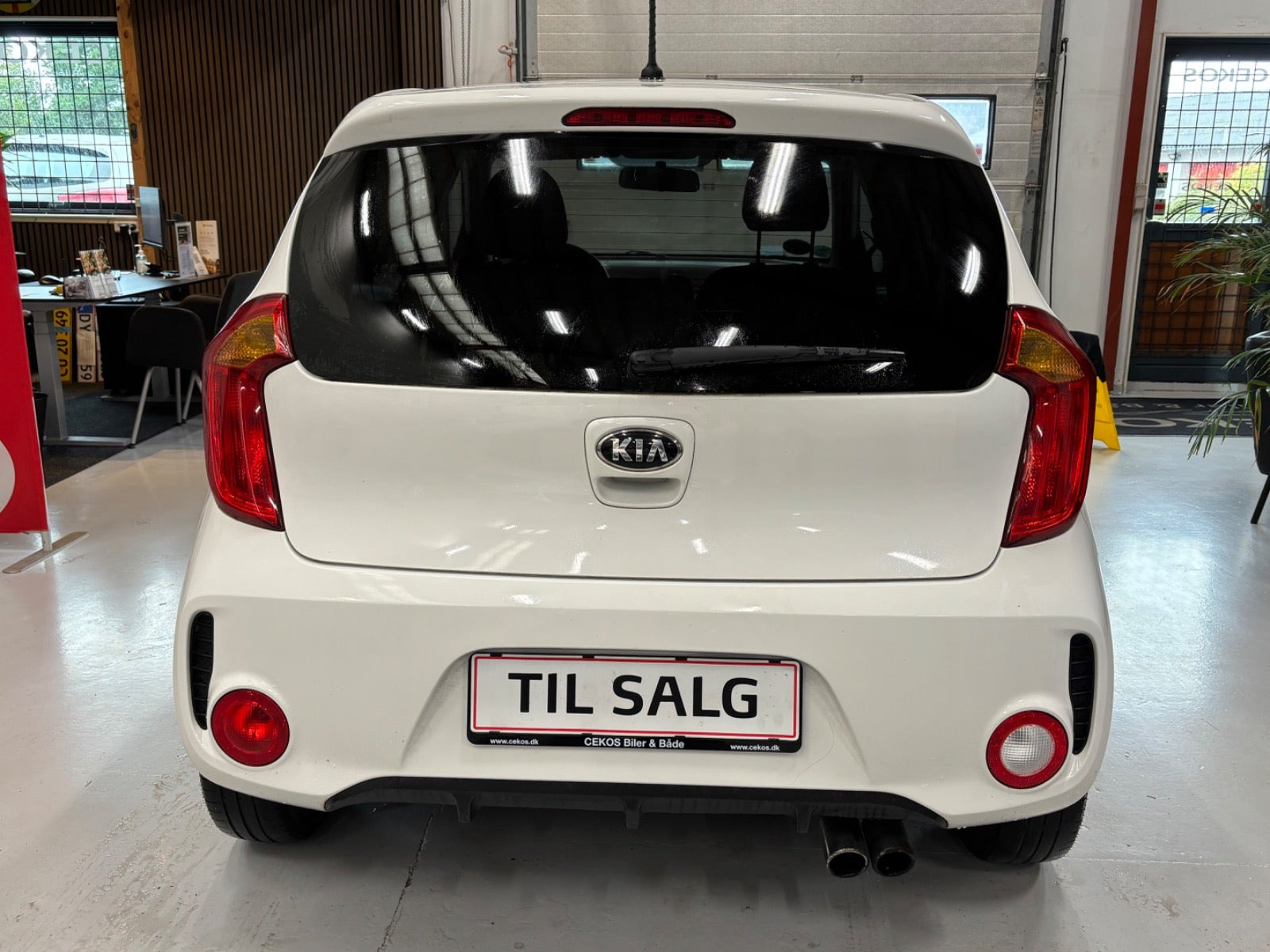 Hvid Kia Picanto fra 2016