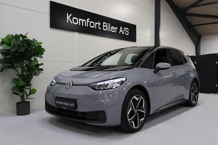 Grå VW ID.3 fra 2023