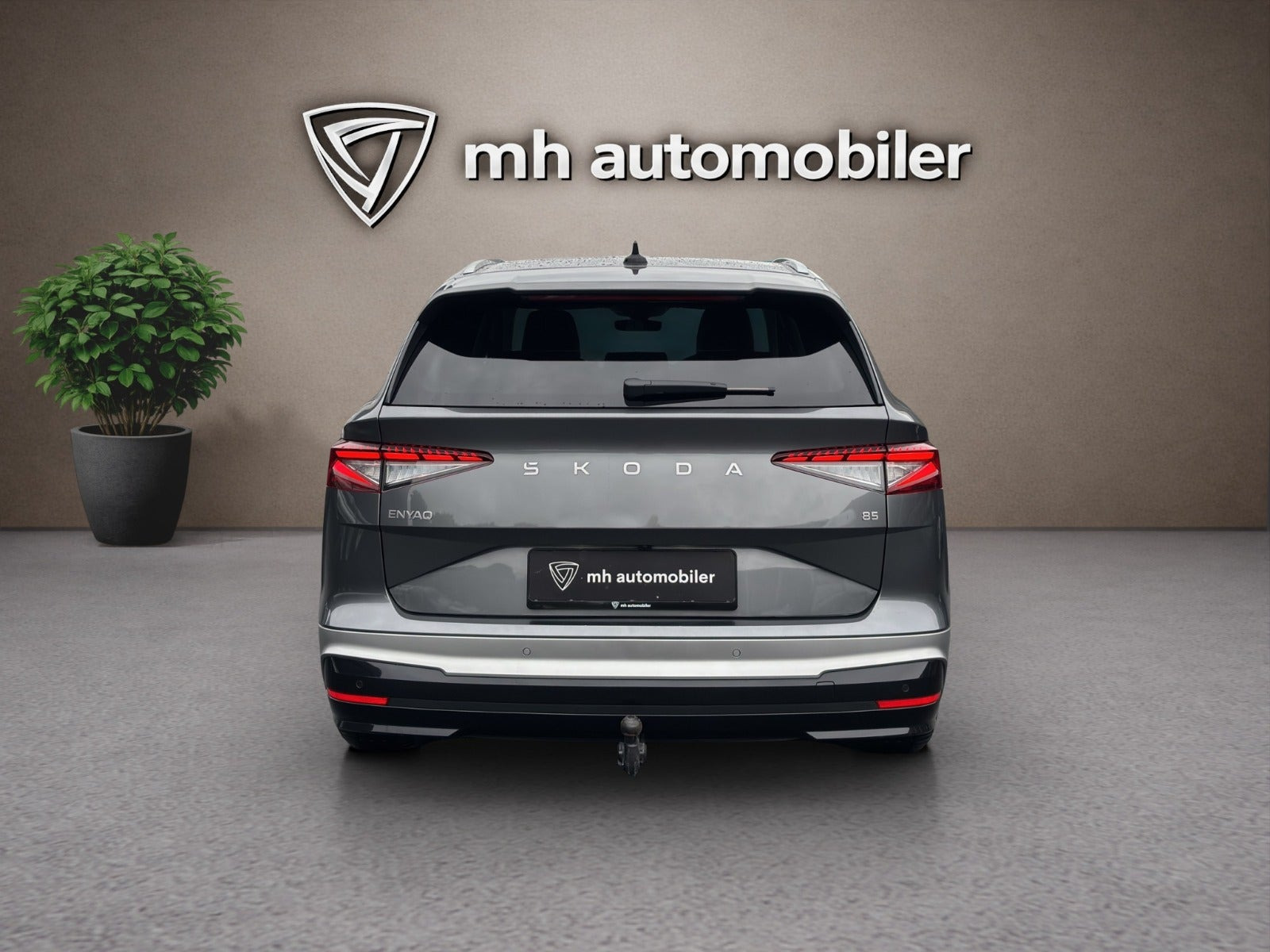 Grå Skoda Enyaq fra 2026