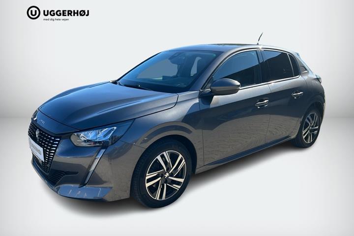 Grå Peugeot 208 fra 2021