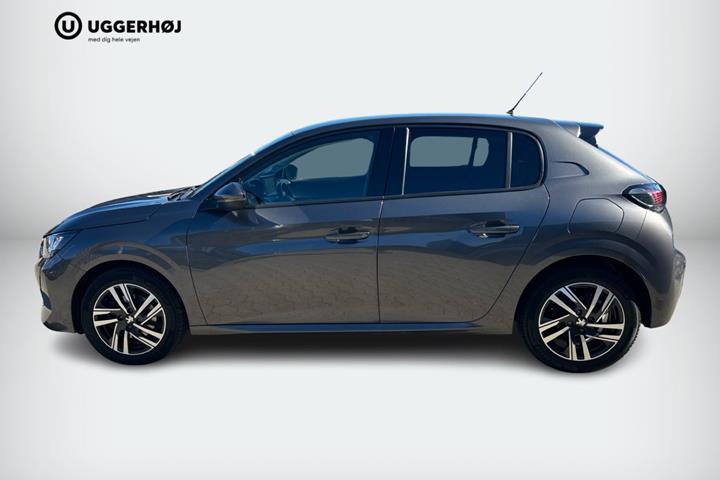 Grå Peugeot 208 fra 2021
