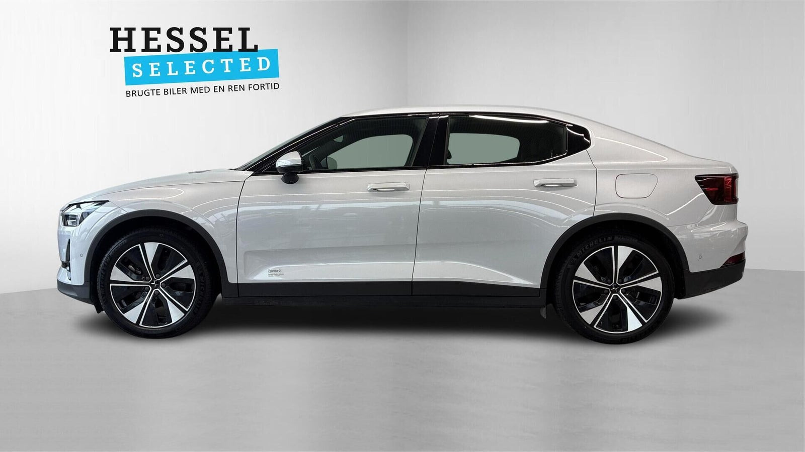 Hvid Polestar 2 fra 2023