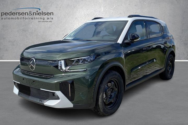 Grøn Citroën e-C3 Aircross fra 2026 set udefra