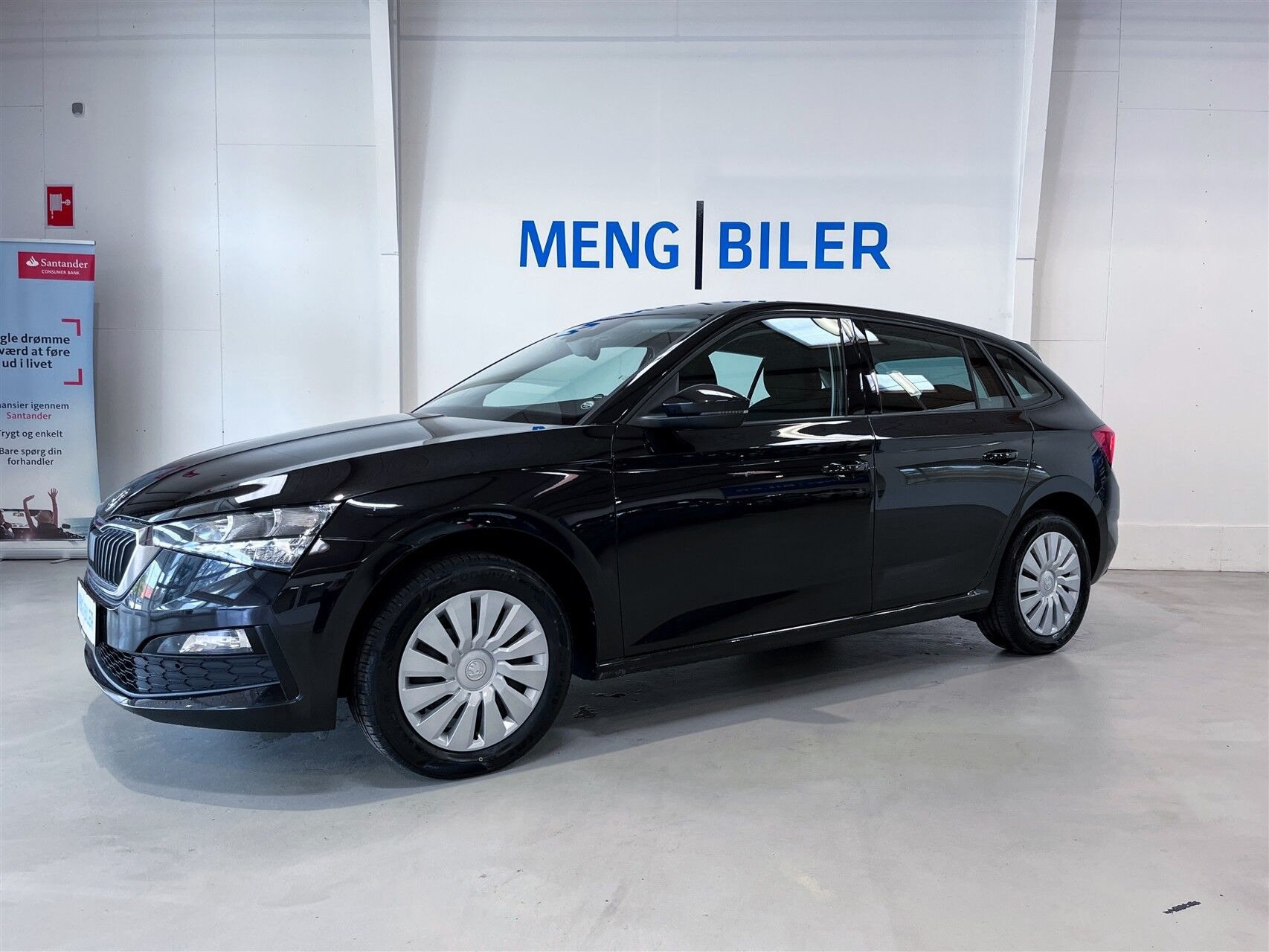 Sort Skoda Scala fra 2021