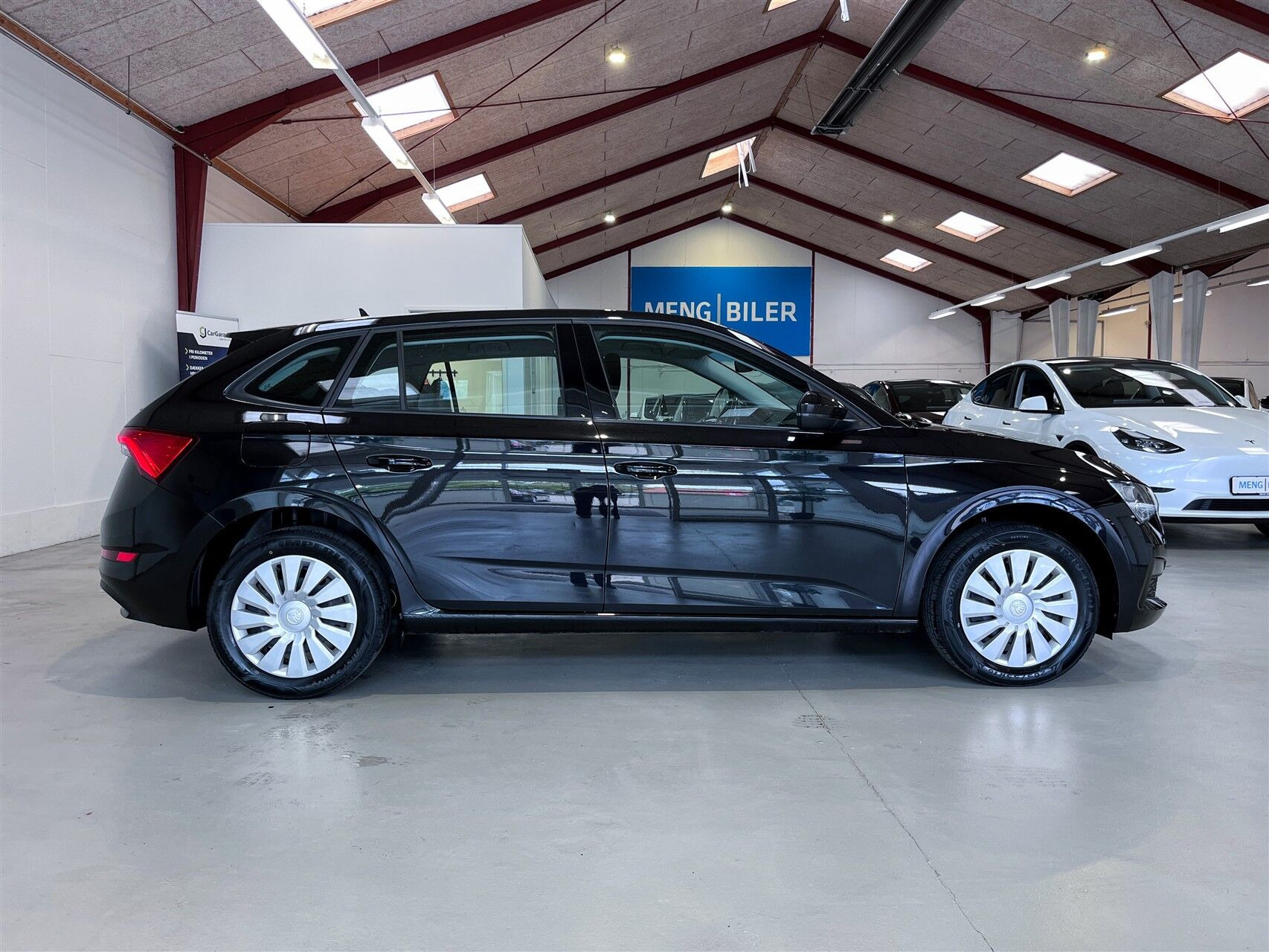 Sort Skoda Scala fra 2021