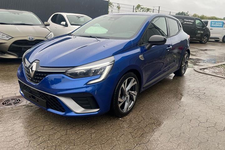 Blå Renault Clio fra 2023