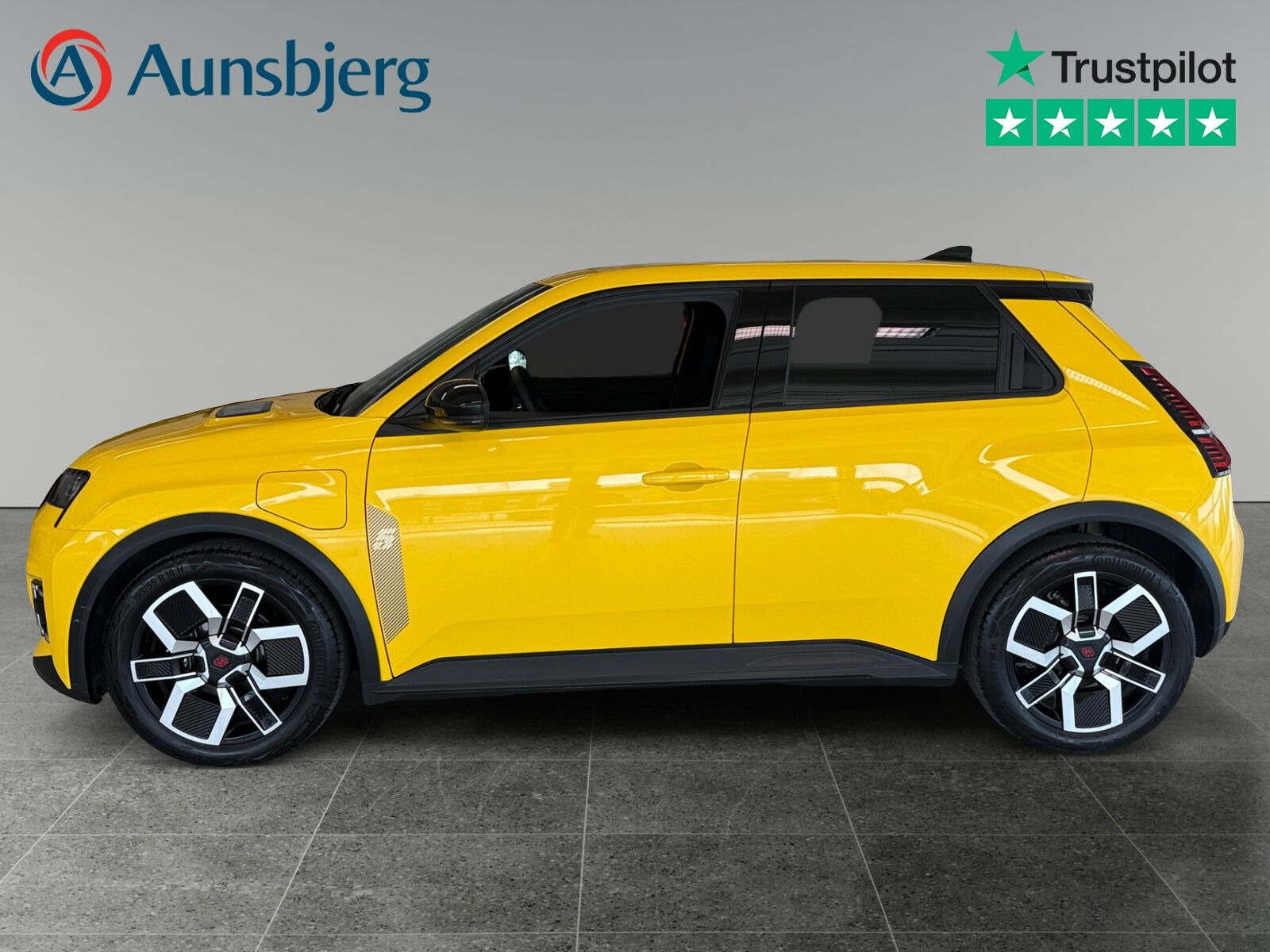 Gul Renault 5 E-Tech fra 2025