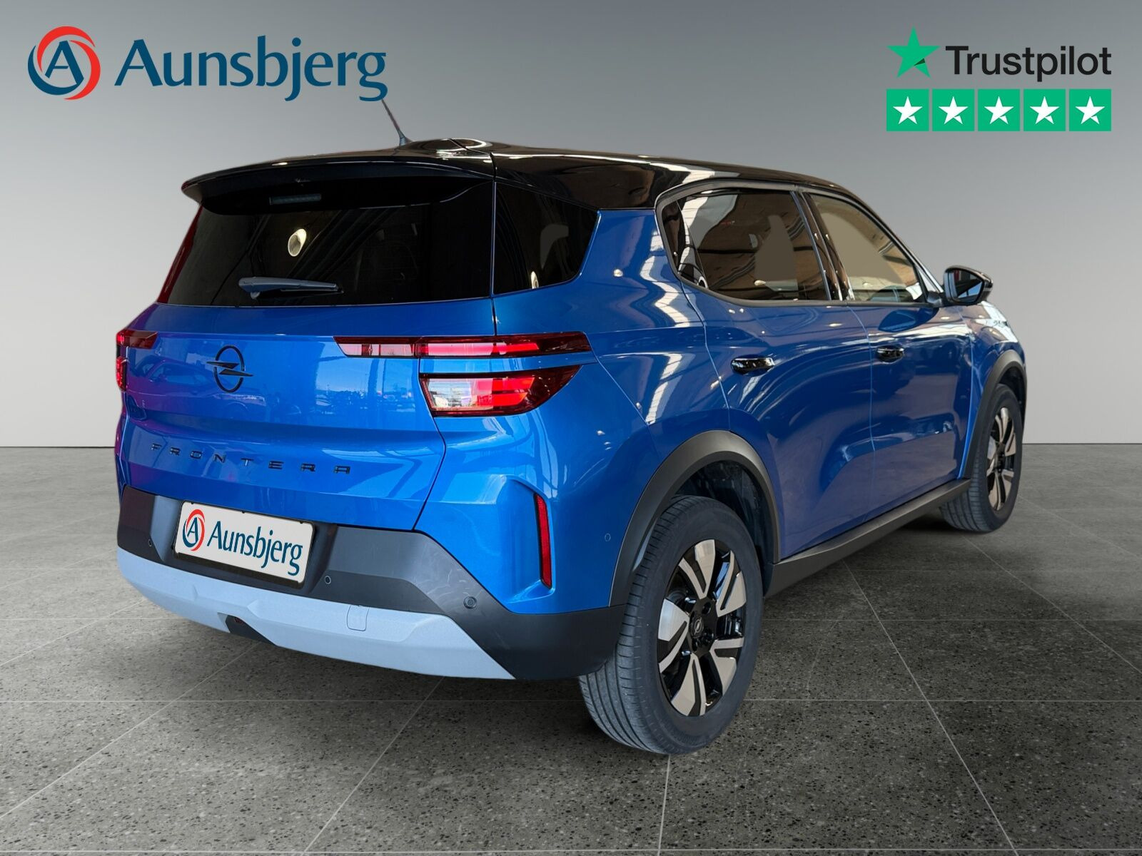 Blå Opel Frontera fra 2025
