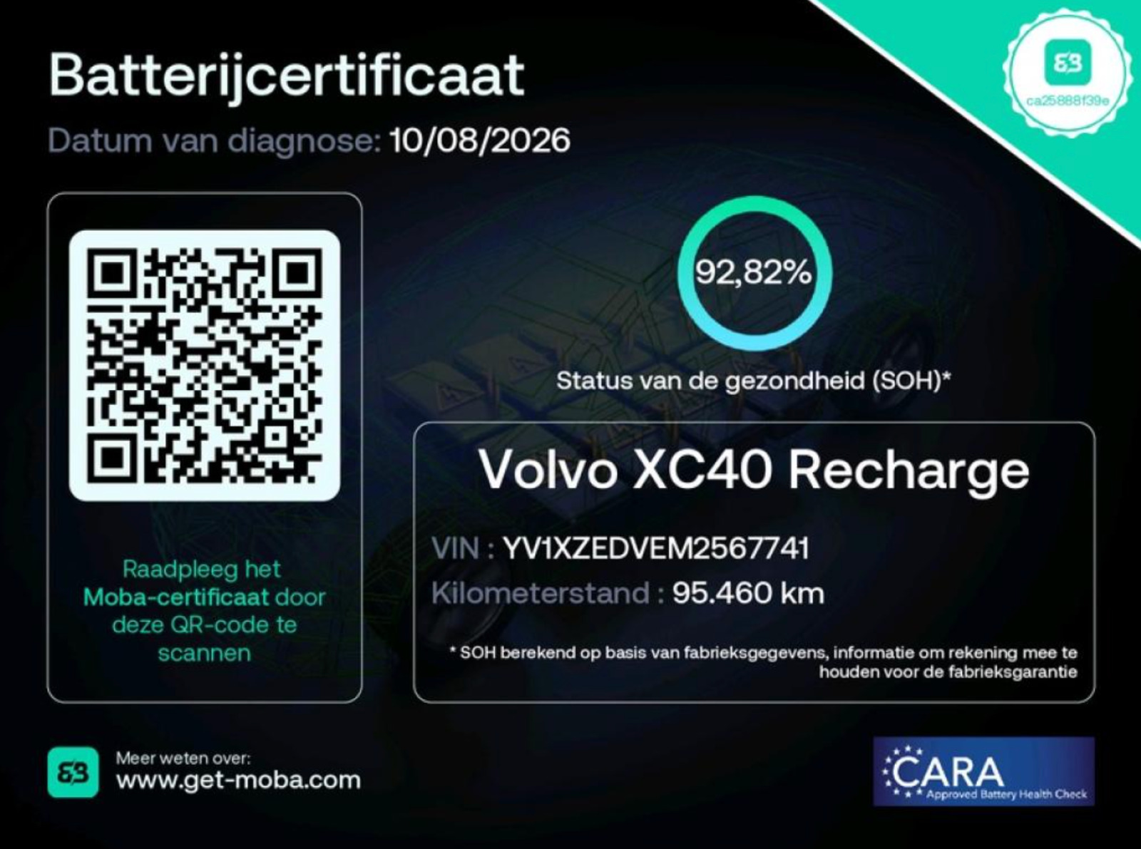 Grå Volvo XC40 fra 2021