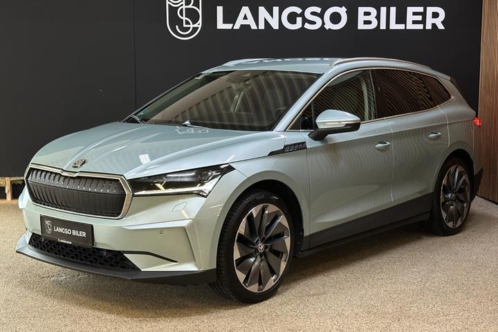 Grøn Skoda Enyaq fra 2021