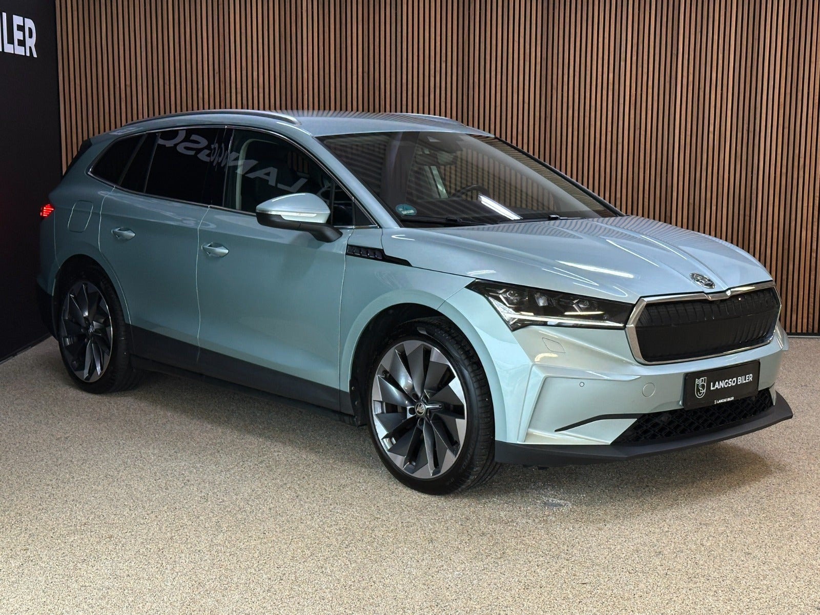 Grøn Skoda Enyaq fra 2021