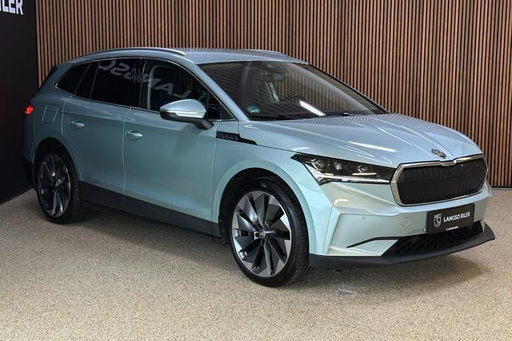 Grøn Skoda Enyaq fra 2021