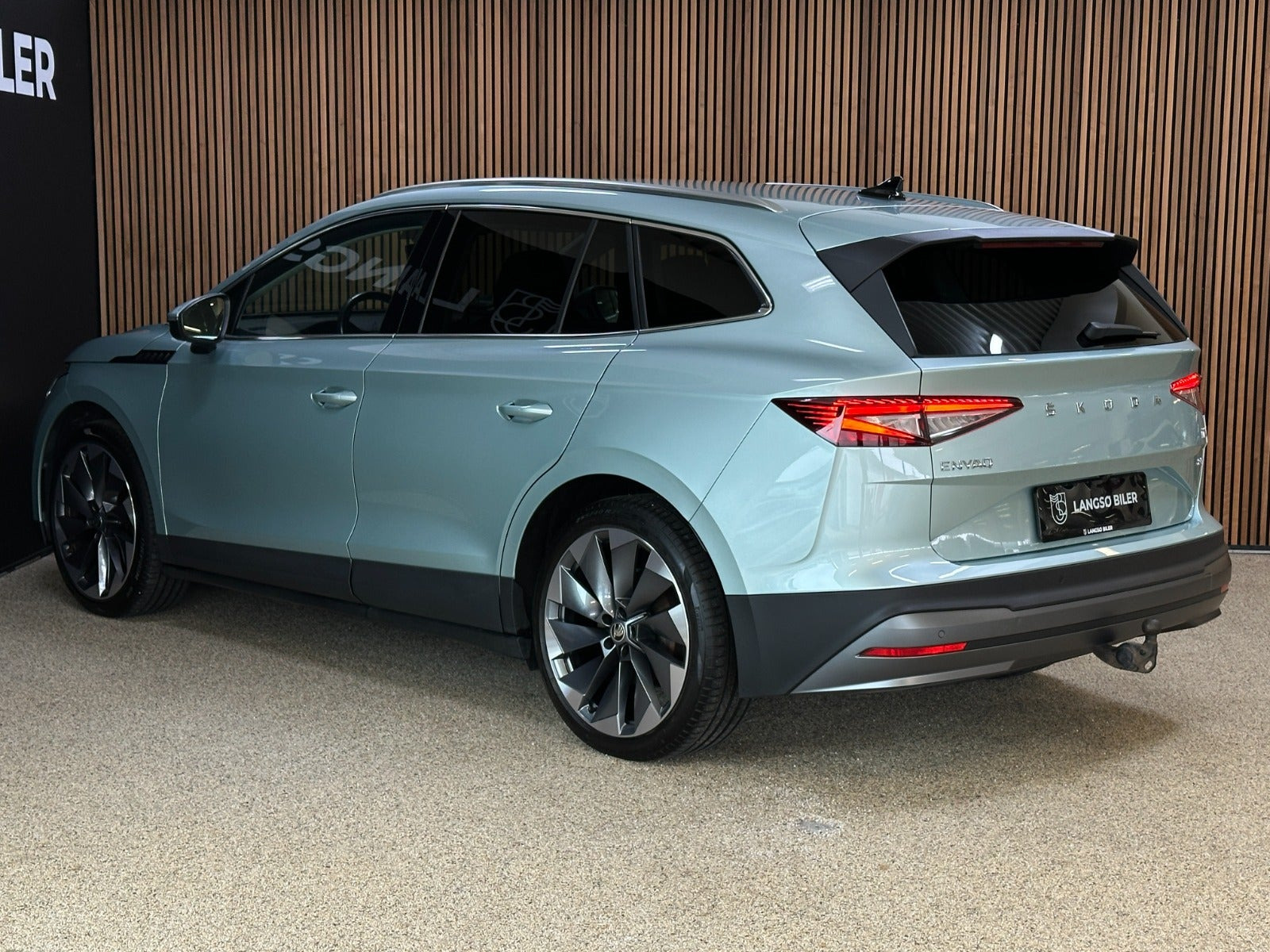 Grøn Skoda Enyaq fra 2021