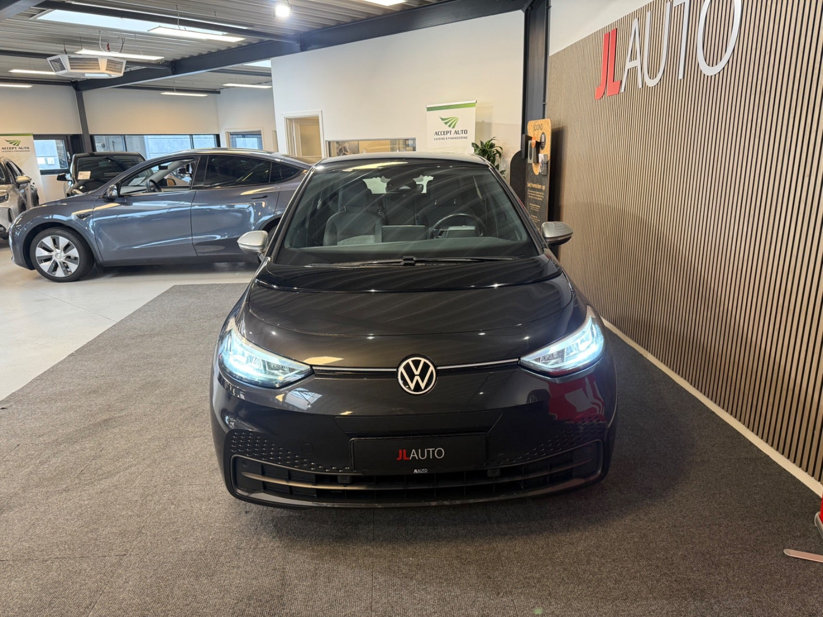 Grå VW ID.3 fra 2021