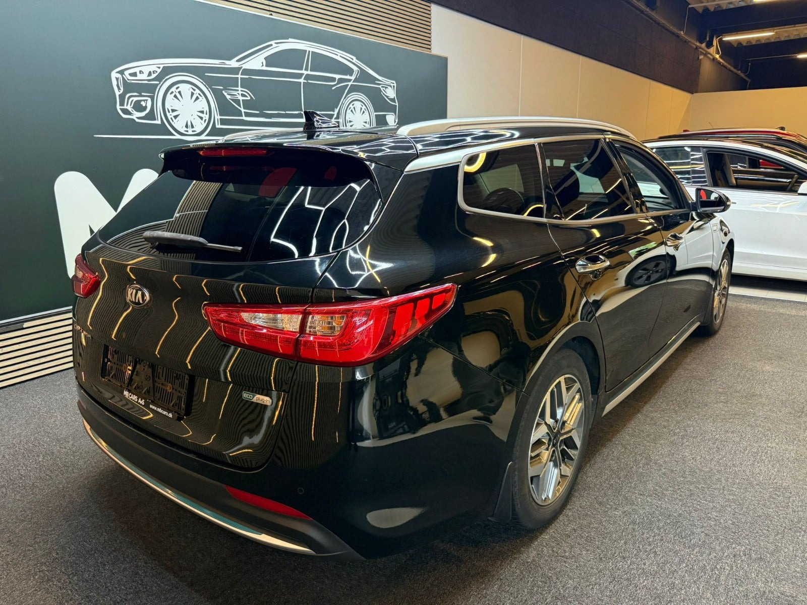 Sort Kia Optima fra 2019