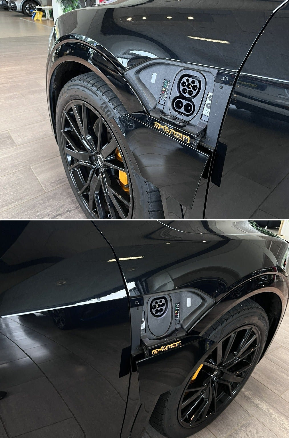 Sort Audi e-tron fra 2022