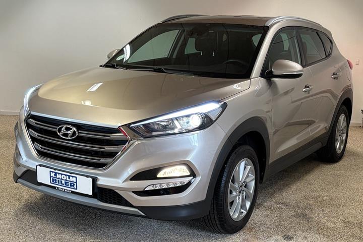 Beige Hyundai Tucson fra 2018