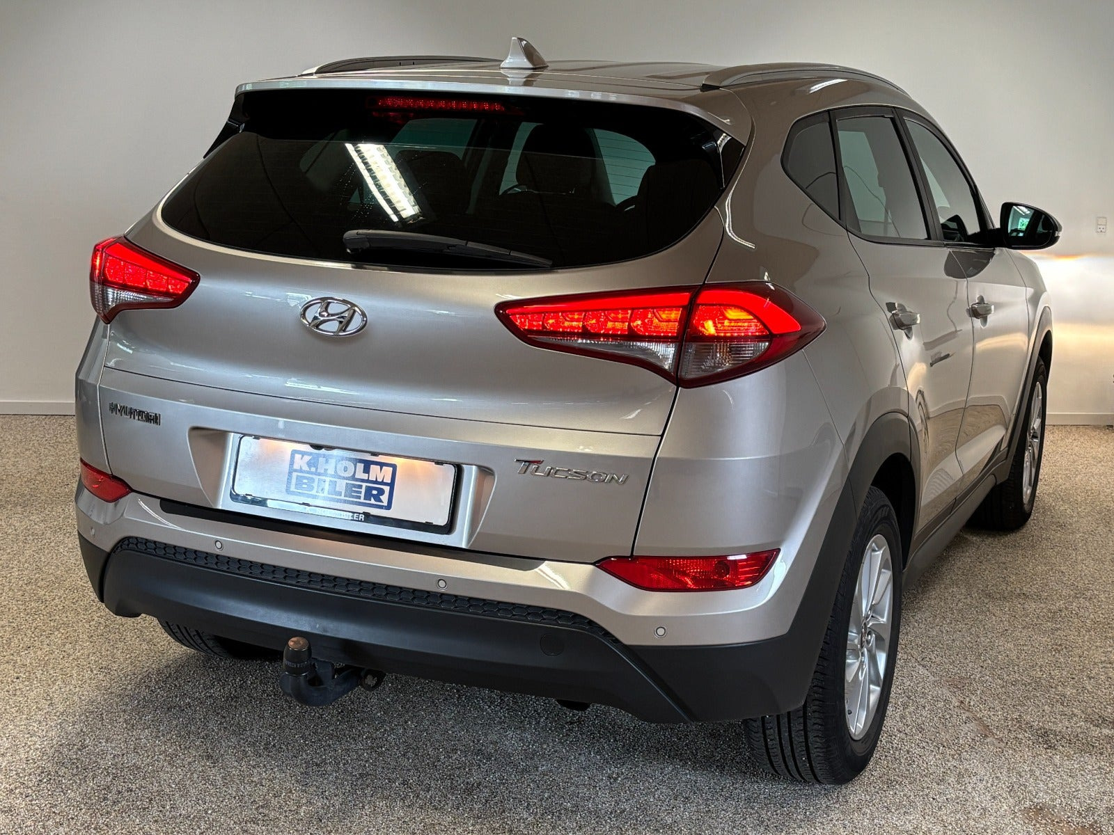 Beige Hyundai Tucson fra 2018