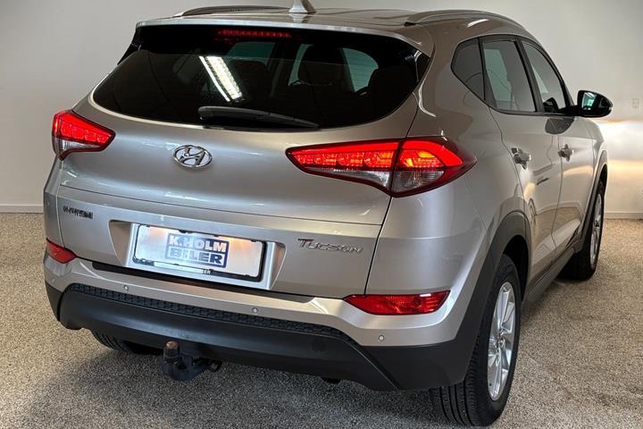 Beige Hyundai Tucson fra 2018