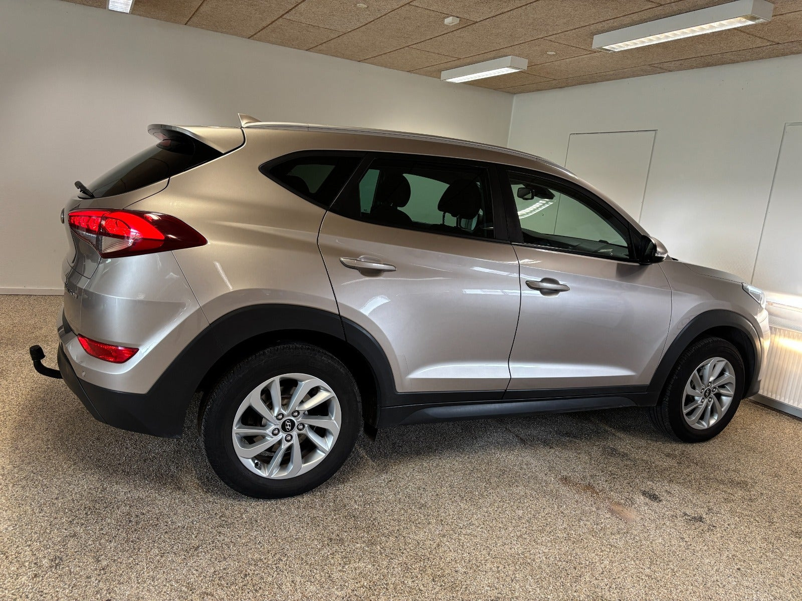 Beige Hyundai Tucson fra 2018
