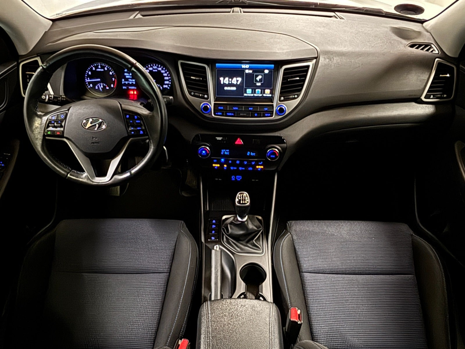 Beige Hyundai Tucson fra 2018