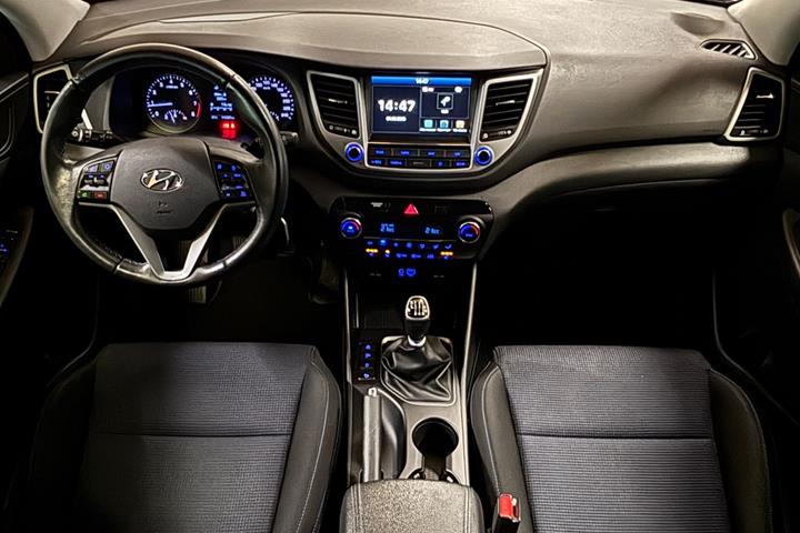 Beige Hyundai Tucson fra 2018