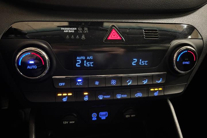 Beige Hyundai Tucson fra 2018