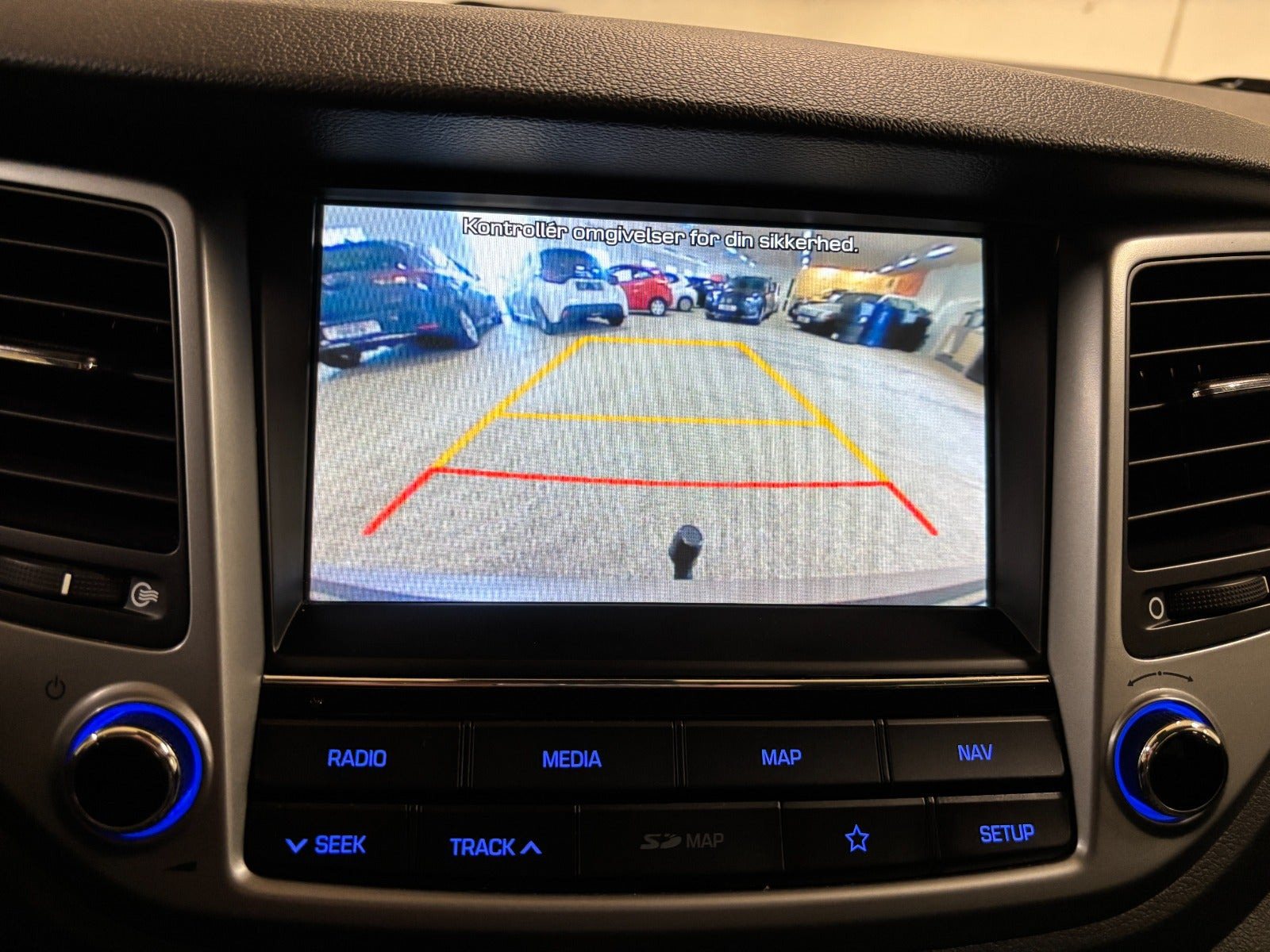 Beige Hyundai Tucson fra 2018
