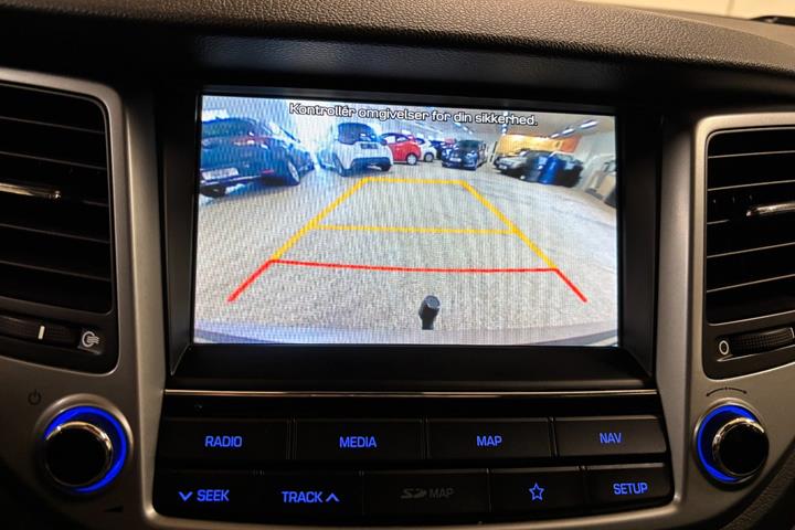 Beige Hyundai Tucson fra 2018