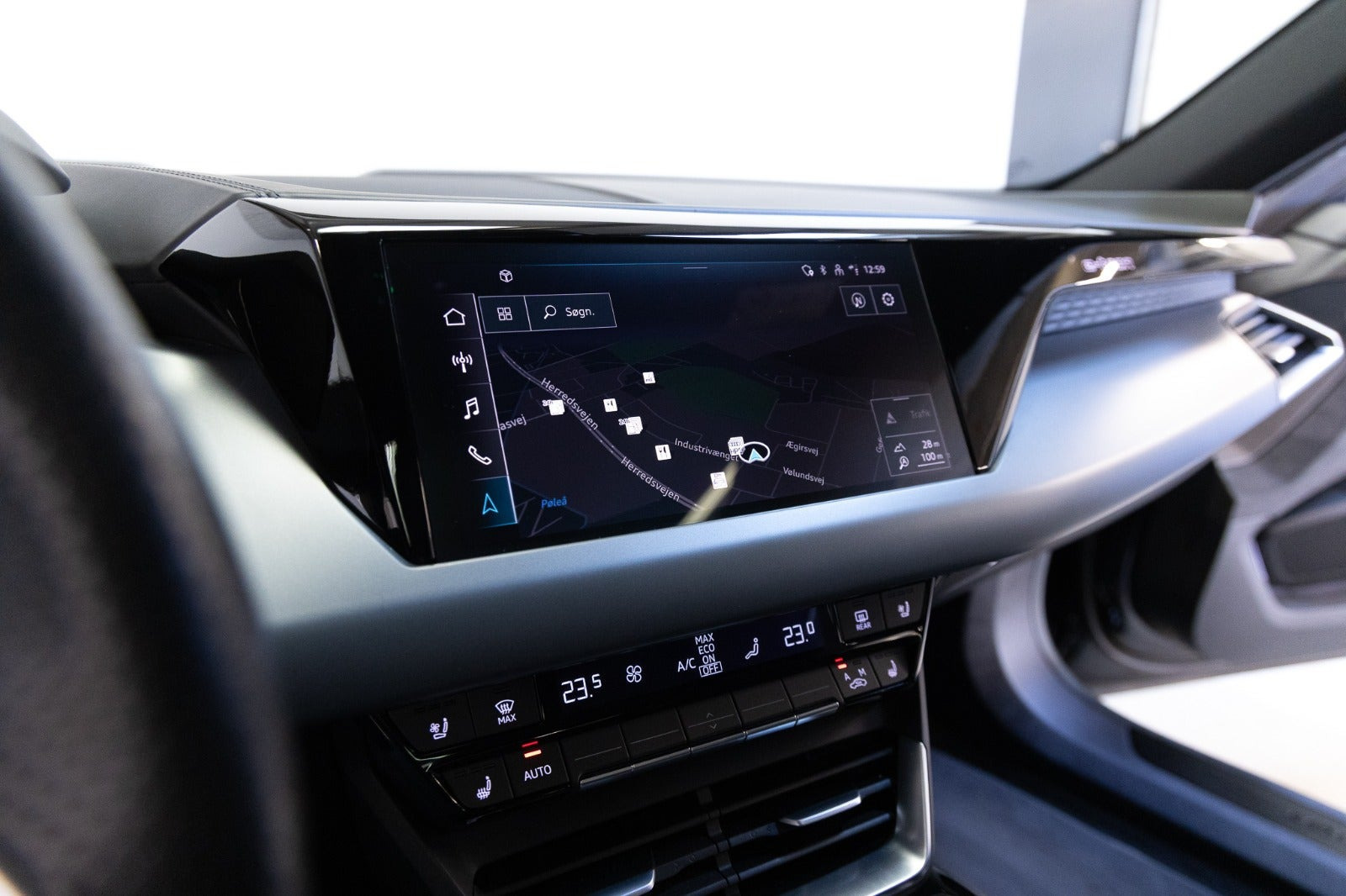 Sort Audi e-tron GT fra 2023