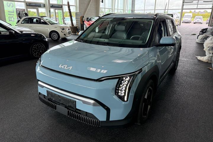 Blå Kia EV3 fra 2025