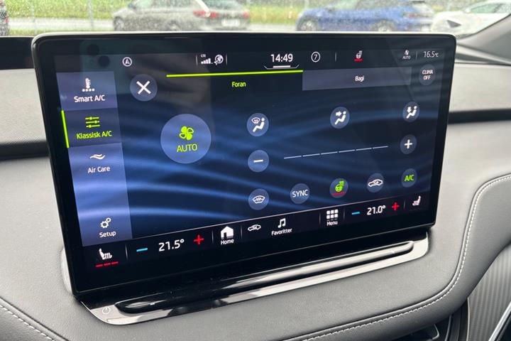 Sort Skoda Enyaq fra 2023