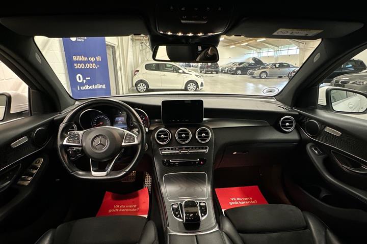 Hvid Mercedes GLC350 e fra 2018