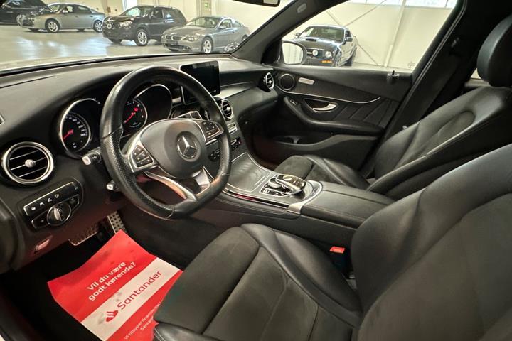 Hvid Mercedes GLC350 e fra 2018