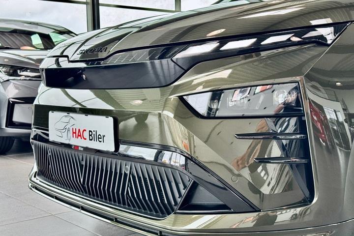 Grøn Skoda Enyaq fra 2026
