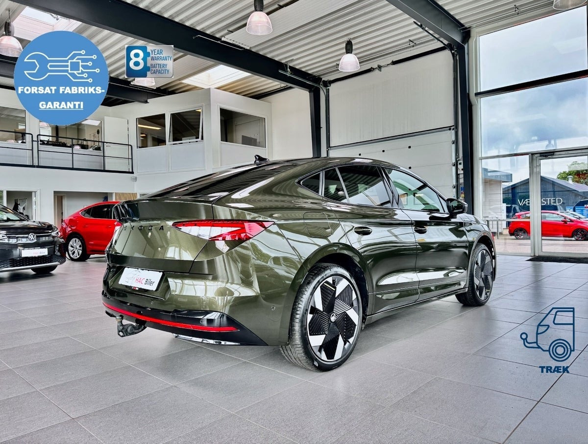 Grøn Skoda Enyaq fra 2026