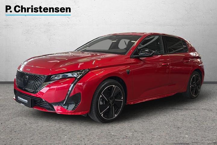 Rød Peugeot E-308 fra 2023