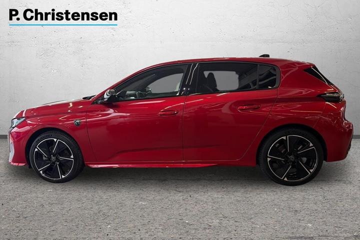 Rød Peugeot E-308 fra 2023