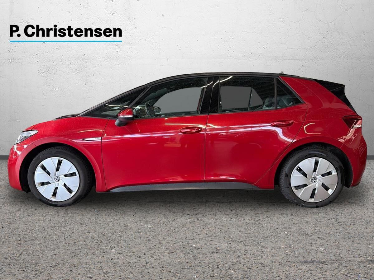 Rød VW ID.3 fra 2021
