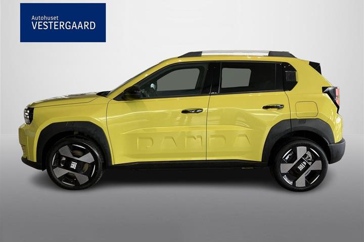 Gul Fiat Grande Panda fra 2025