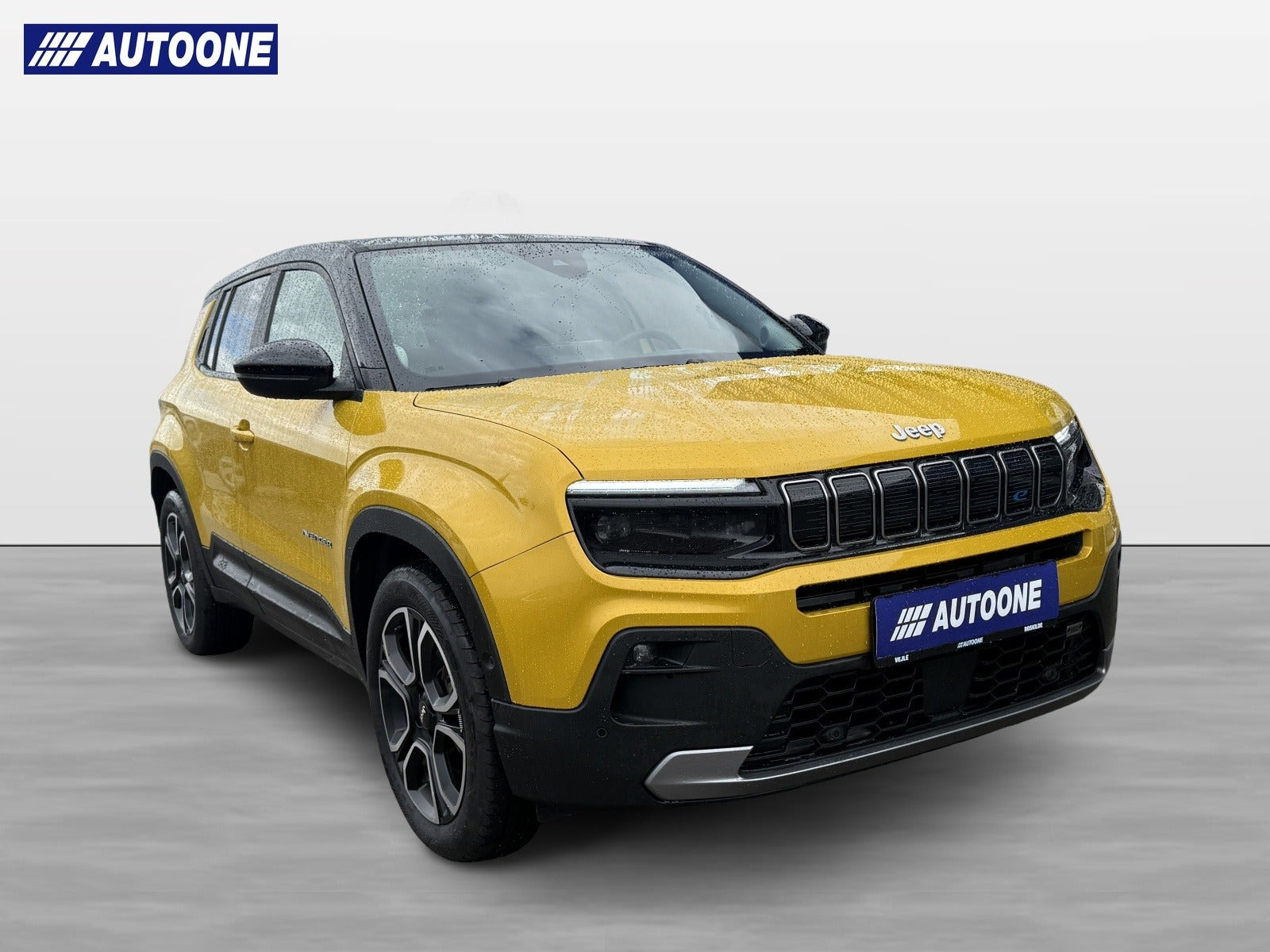 Gul Jeep Avenger fra 2023