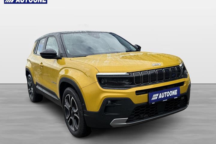 Gul Jeep Avenger fra 2023