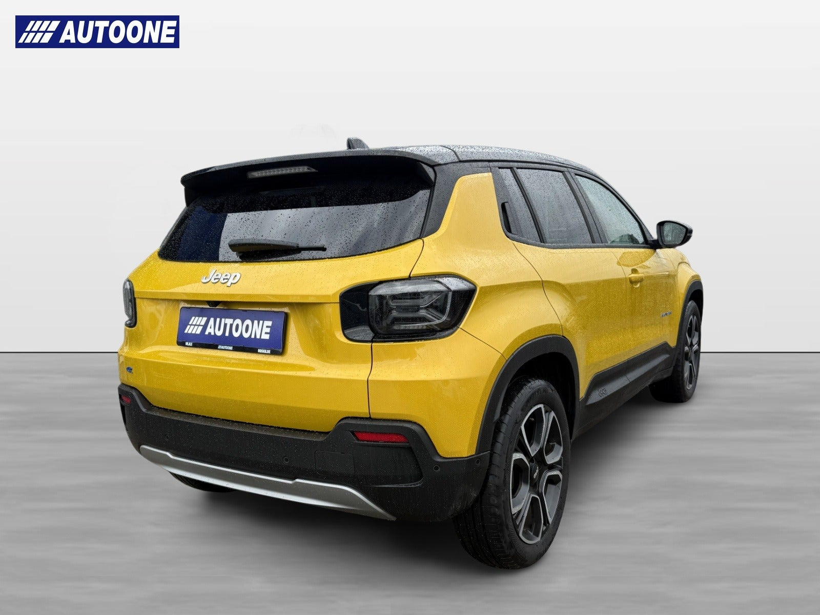 Gul Jeep Avenger fra 2023