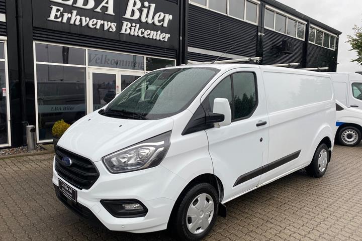 Hvid Ford Transit Custom 300 L2 fra 2020