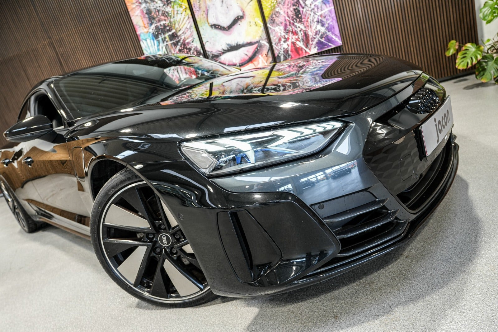 Sort Audi e-tron GT fra 2021