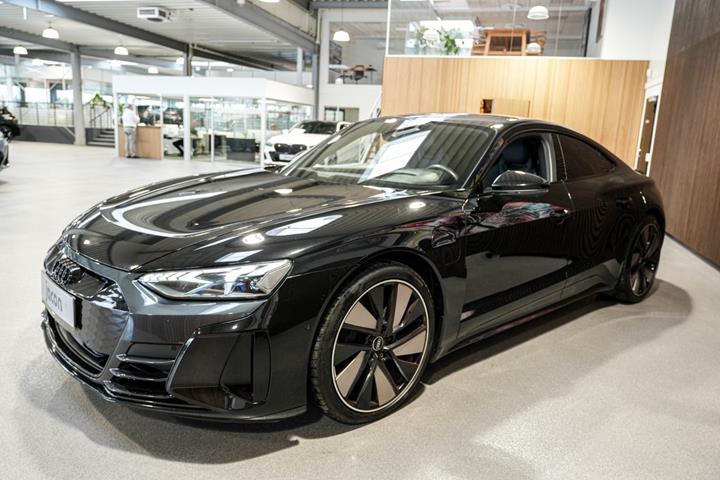 Sort Audi e-tron GT fra 2021